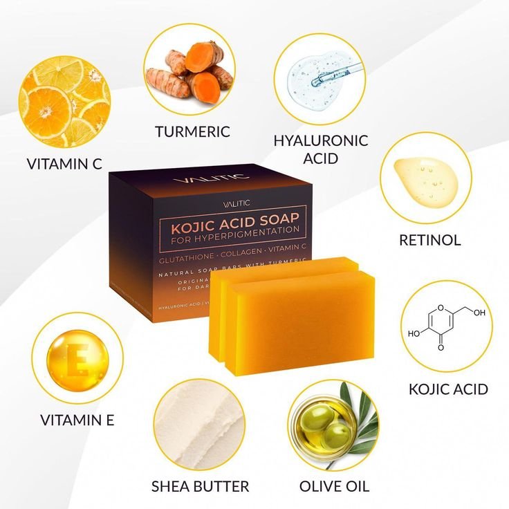 Buy VALITIC Kojic Acid Soap for Hyperpigmentation…